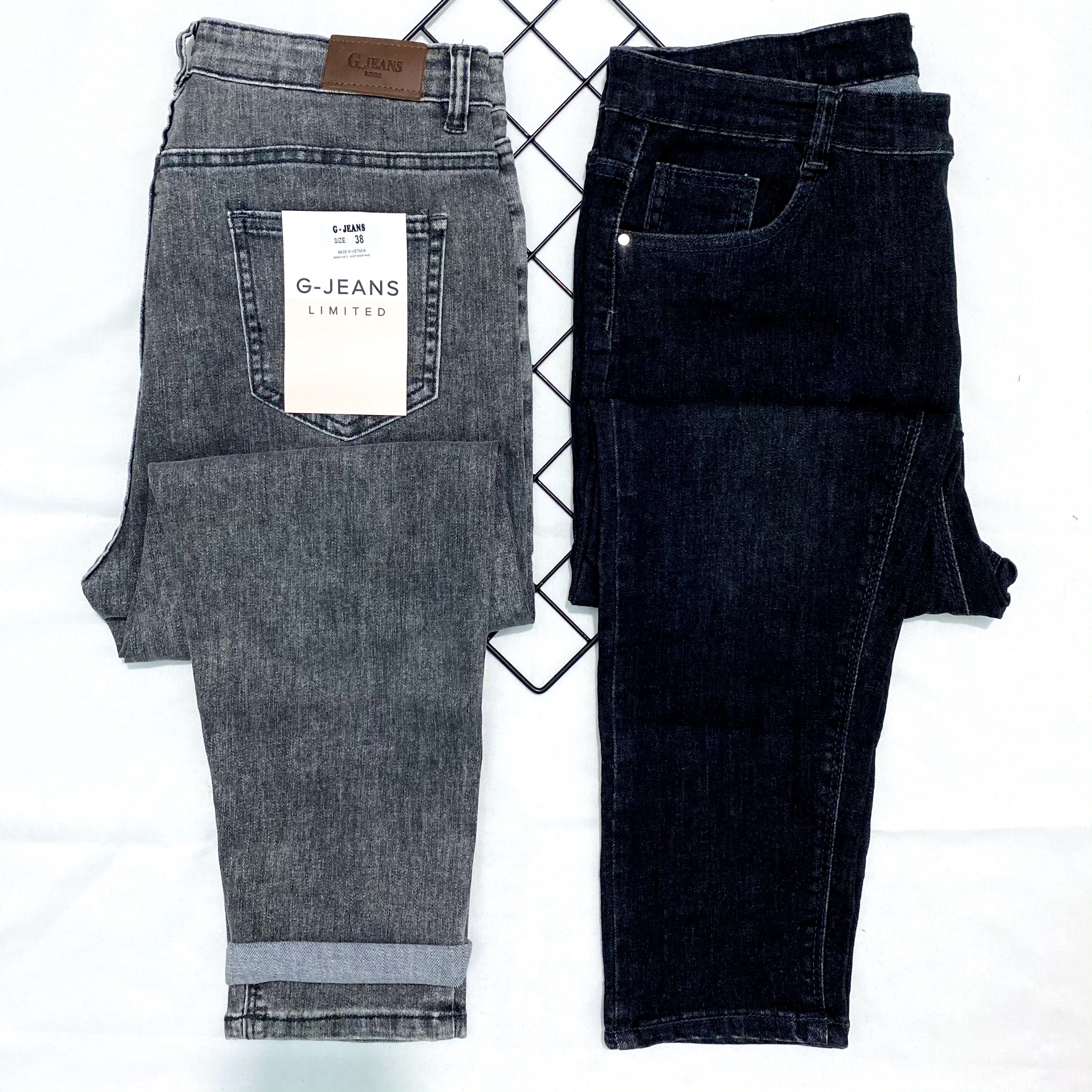 [FREESHIPMAX] Quần jean nữ 9 tấc dài 90cm lưng cao bigsize [45-93]kg co giãn tốt GOZ-JEANS ,quần bò lửng cạp cao skinny nữ dáng ôm chân GOZ105