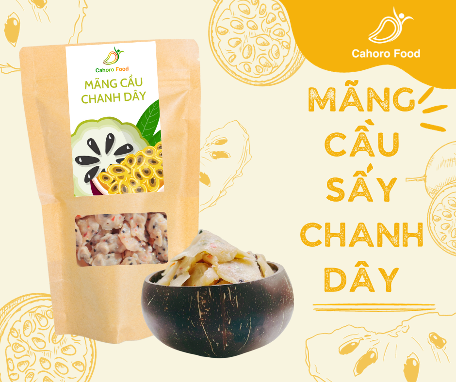 Mãng cầu sấy chanh dây muối ớt, chua chua ngọt ngọt, cay cay mặn mặn, hương vị độc đáo