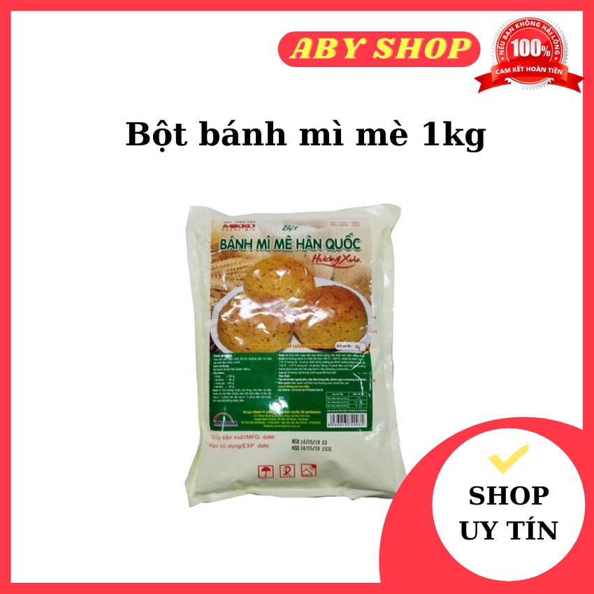 Bột bánh mì mè 1kg ⚡ GIÁ TỐT ⚡ bột mikko chuyên dụng làm bánh mì mè Hàn Quốc
