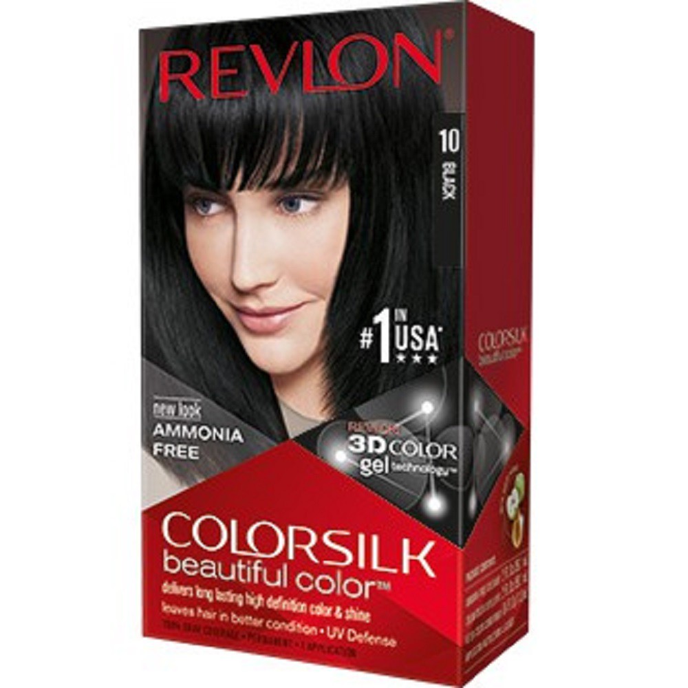 [HCM]Nhuộm Tóc Revlon Colorsilk  số 10 -  Màu Đen