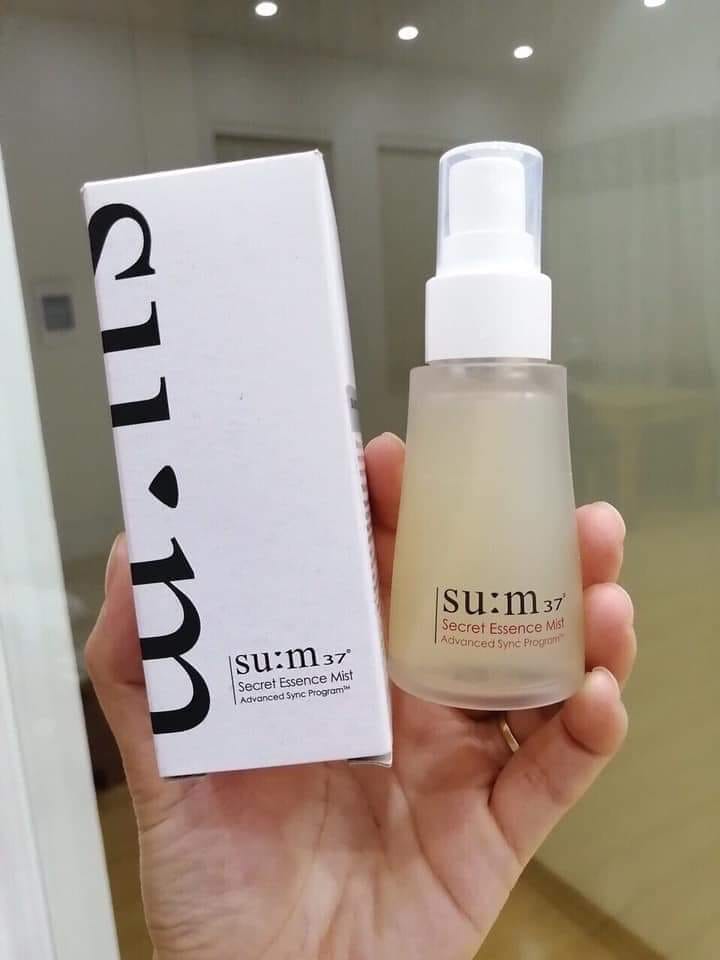 Xả hàng giá sỉ - XỊT KHOÁNG NƯỚC THẦN SU:M37 SECRET ESSENCE MIST chai mini 30ml/ Mỹ phẩm OHUI công ty