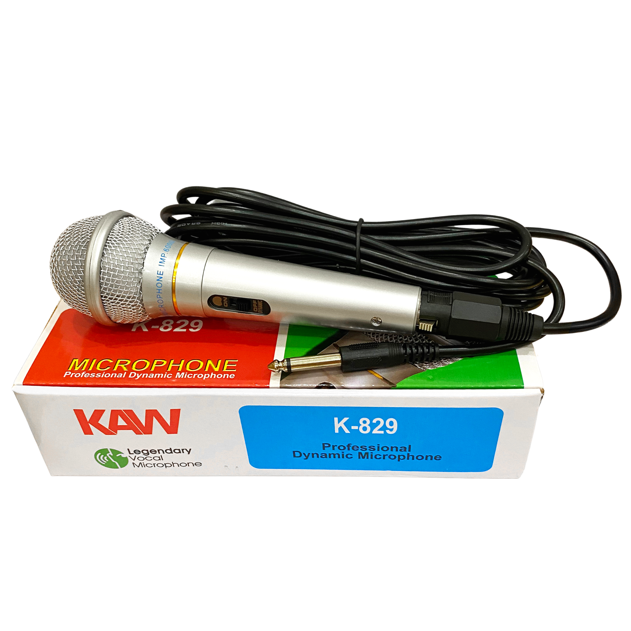 Mic hát karaoke KAW - Micro có dây -  Micro Karaoke XINGMA AK-319 Có Phiên Bản Nới Là KAW - K829 cao cấp thế hệ mới chống hú, chống rè,  lọc âm cực tốt, dây dài 3m Bảo hành uy tín Bean Store 98