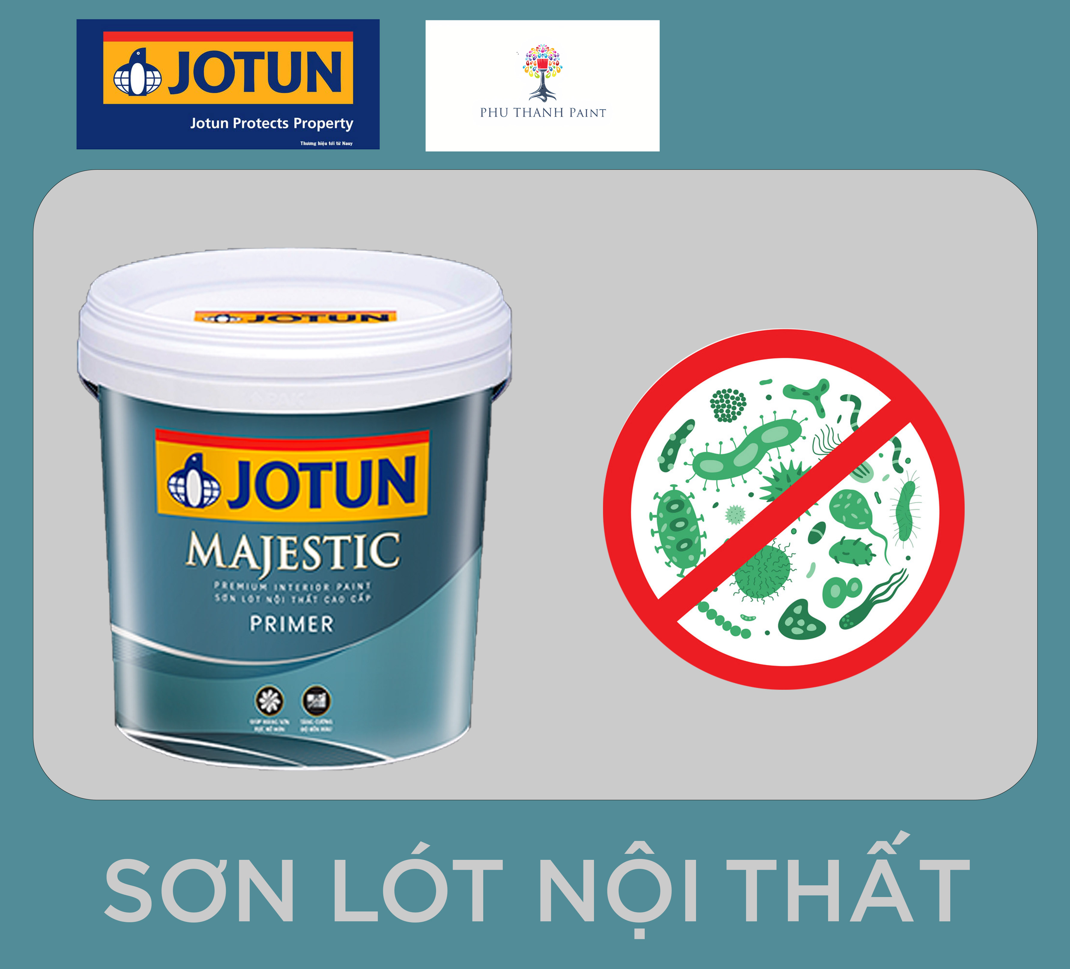 Sơn lót chống kiềm nội thất - Siêu cao cấp -Jotun Majestic - 17L