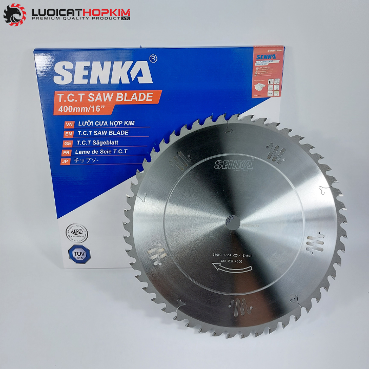Lưỡi cưa gỗ 380mm 50 răng hợp kim SENKA