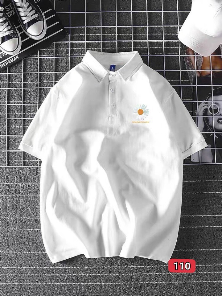 Áo phông nam có cổ - áo phông nam cổ trụ- phông nam cotton - phông nam thời trang hàn quốc apnv3