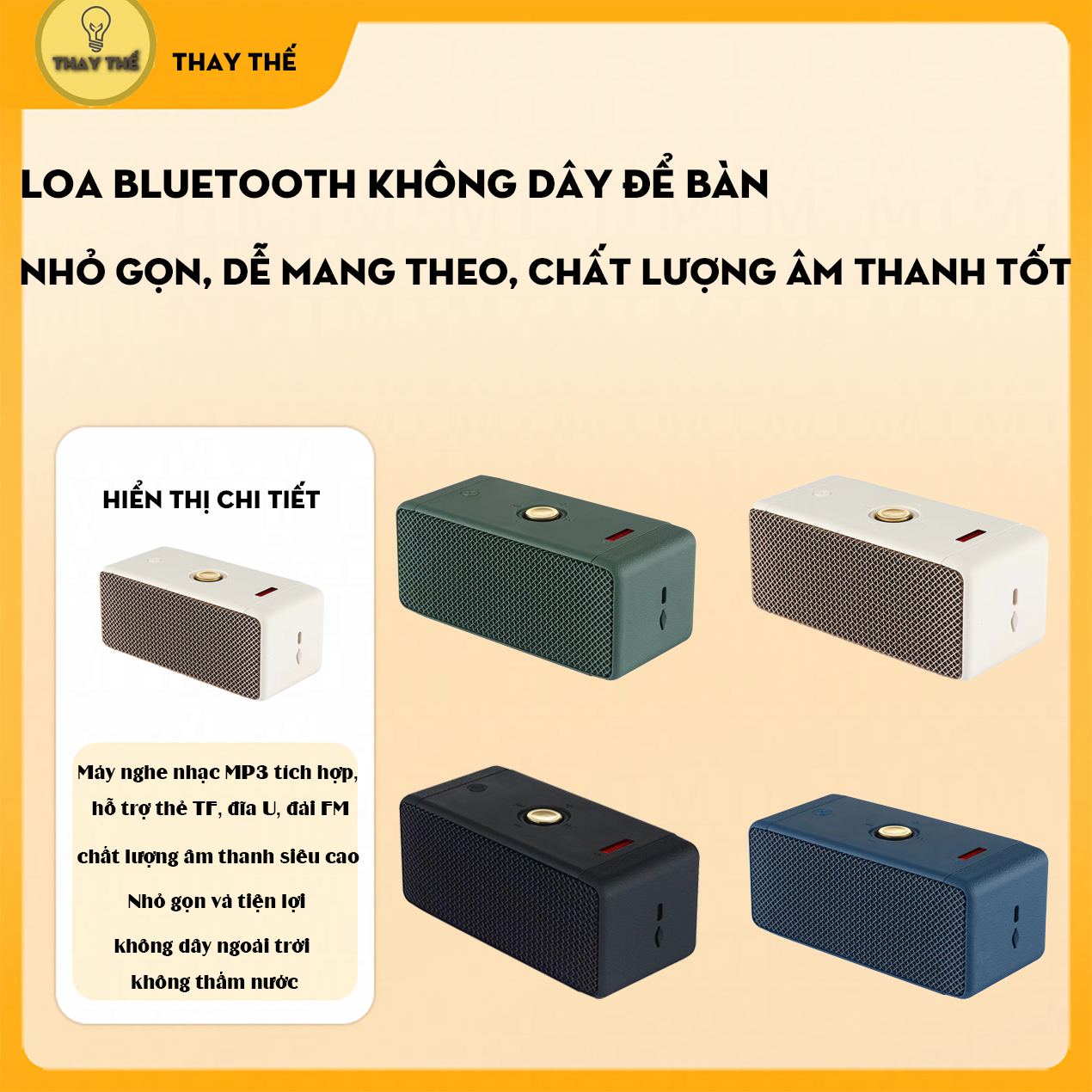 Loa không dây loa bluetooth mini âm trầm mạnh mẽ Chất lượng âm thanh rõ ràng loa bluetooth không dây