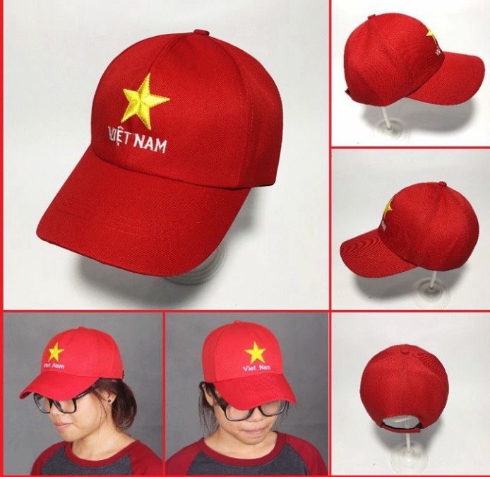 Mũ cờ đỏ sao vàng a42
