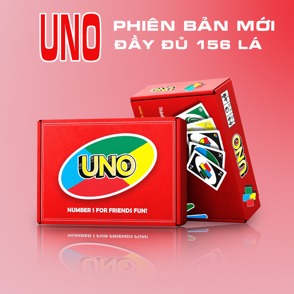 Bộ bài Uno Full 156 lá gồm bộ cơ bản và 2 bản mở rộng-phiên bản 2022