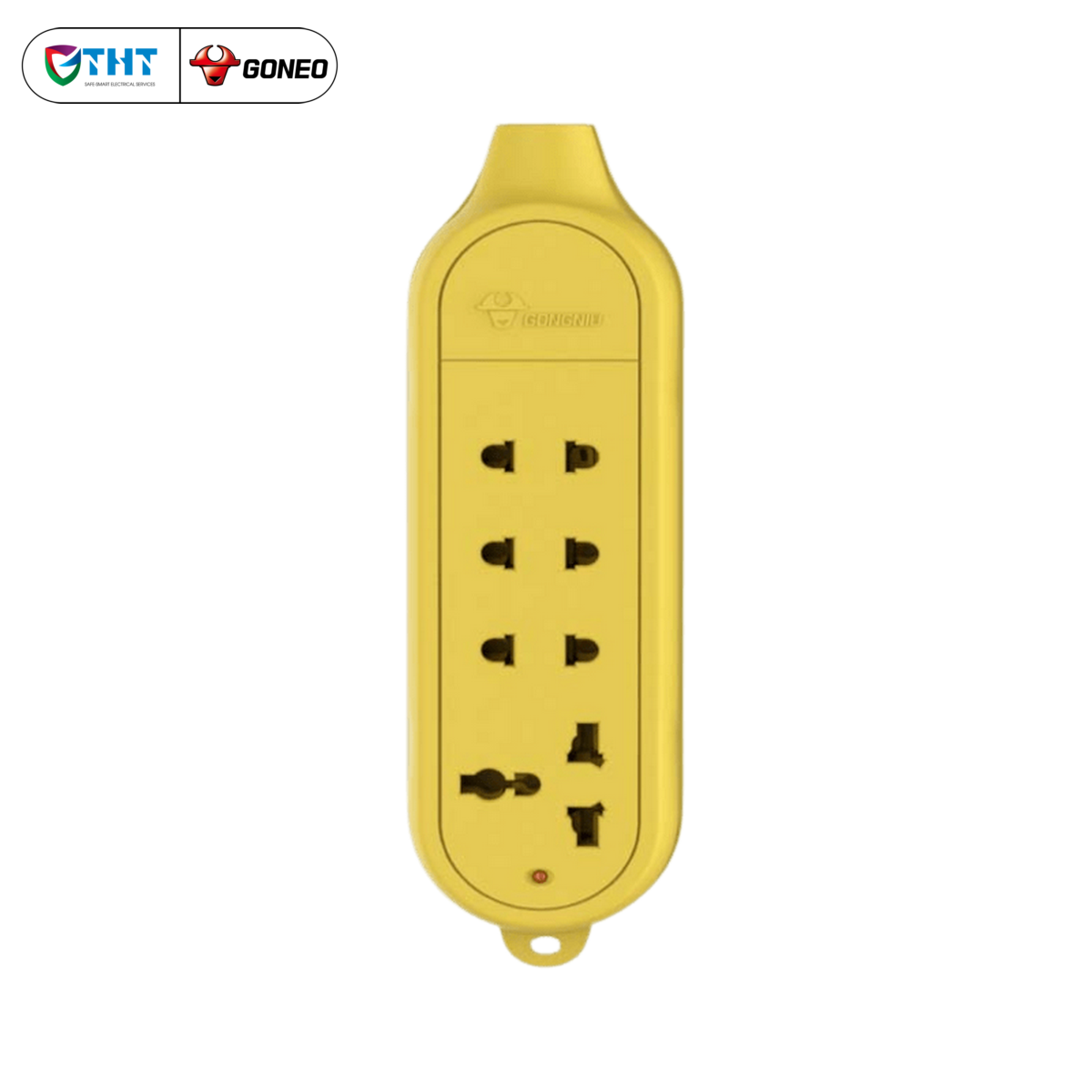 Ổ cắm điện đa năng không dây GONGNIU chính hãng GNVN-C5, 4 ô cắm, chống va đập, chống cháy, bảo hành 36 tháng.