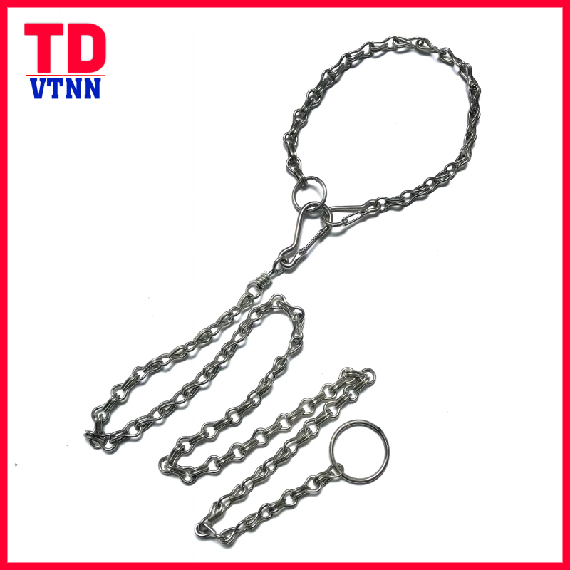 Dây xích chó inox loại to, đẹp.