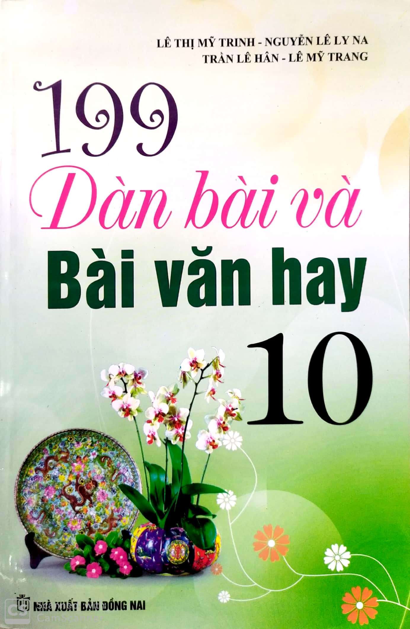 199 dàn bài và bài văn hay 10