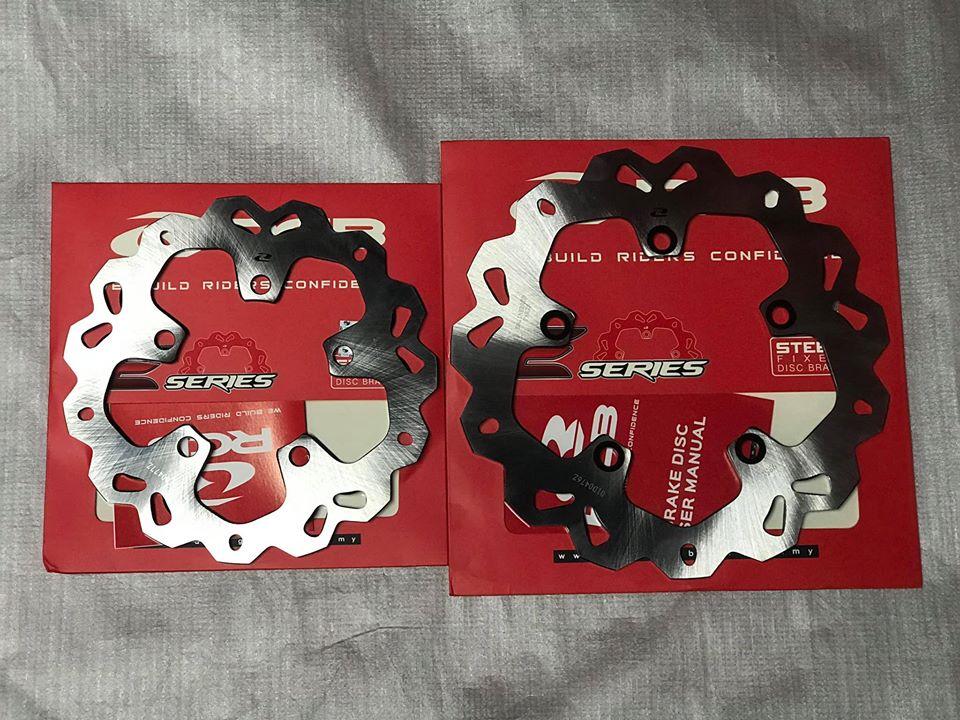 Cặp đĩa thắng RCB gắn Exciter 150 size Zin