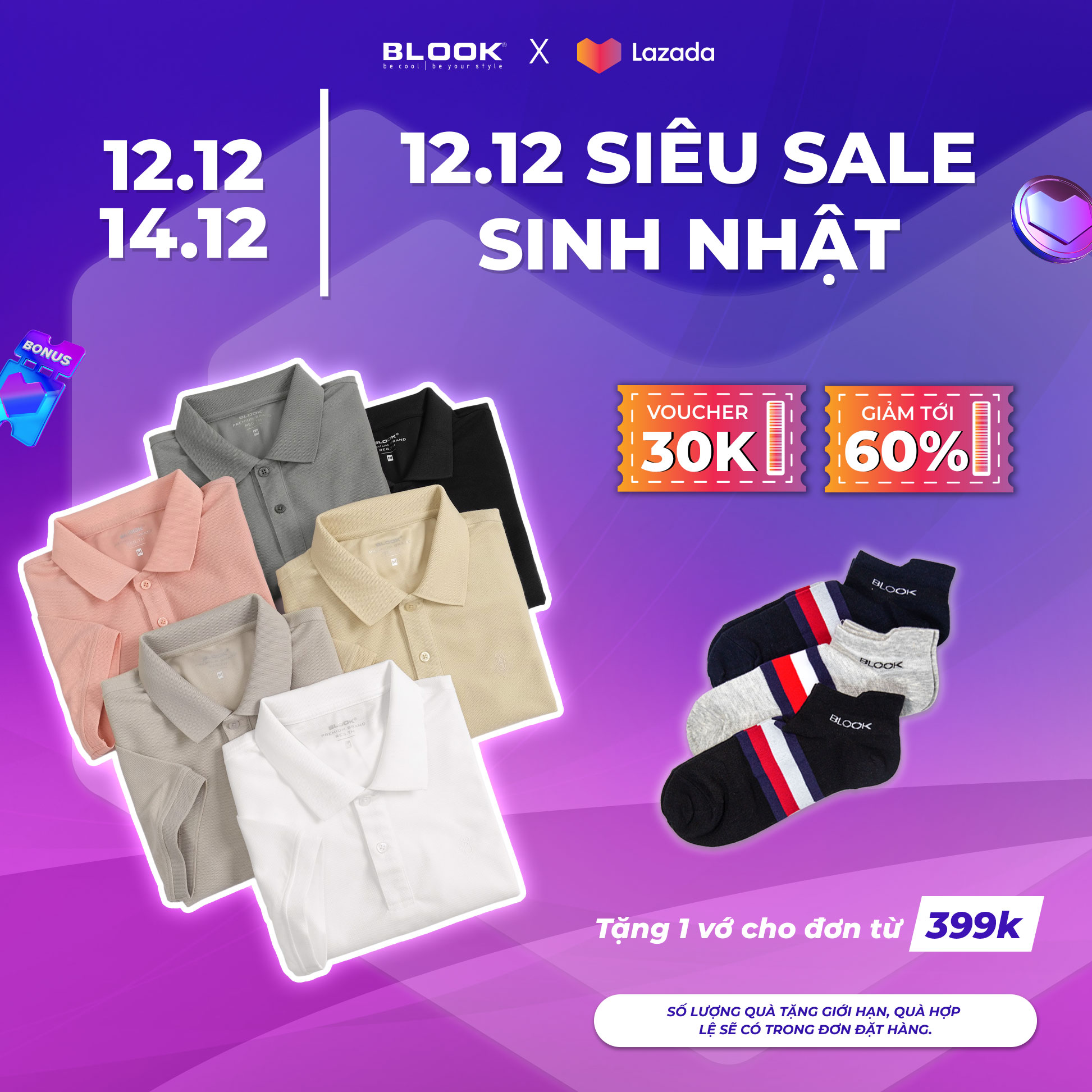 Áo polo nam blook - mã 35702