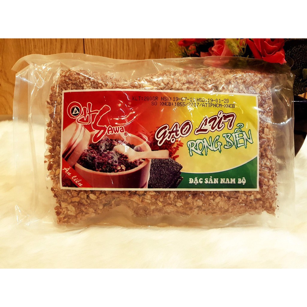 Gạo lứt rang rong biển