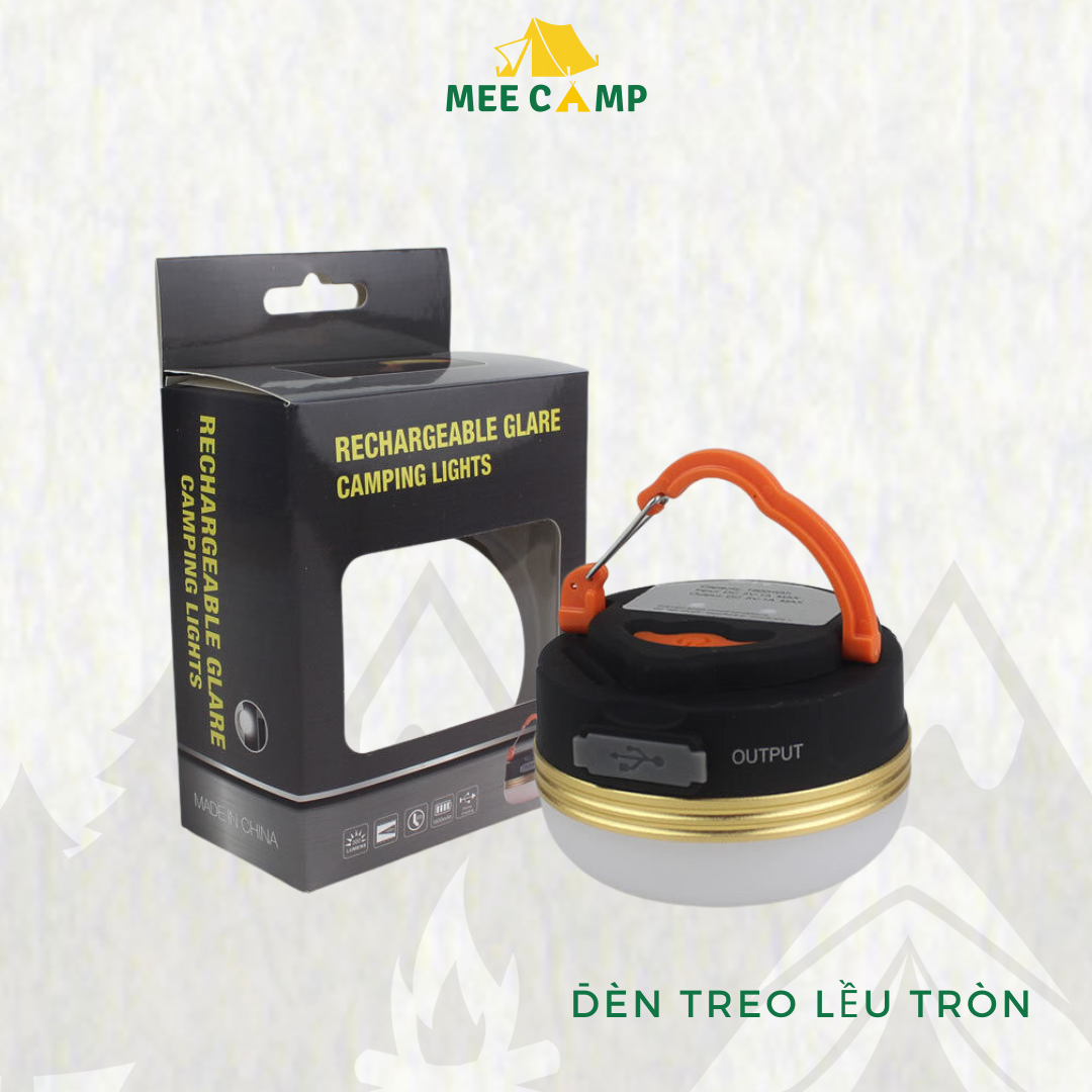 Đèn treo lều 3 chế độ sáng tích điện, đèn treo nhỏ gọn tiện lợi - Mee Camp