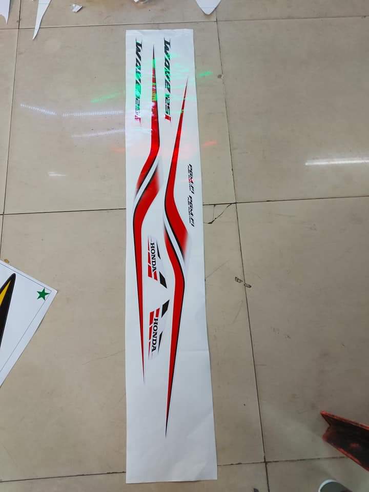 [HCM]tem 196 tem rời bản ba lớp dán cho xe future Wave 125