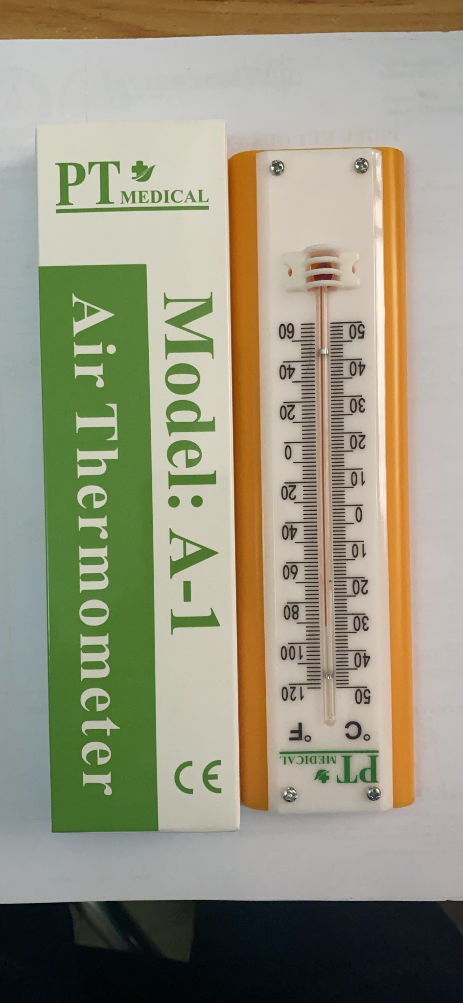 NHIỆT KẾ PT MEDICAL A-1 DÙNG ĐO NHIỆT ĐỘ PHÒNG HỘP 1 CÂY