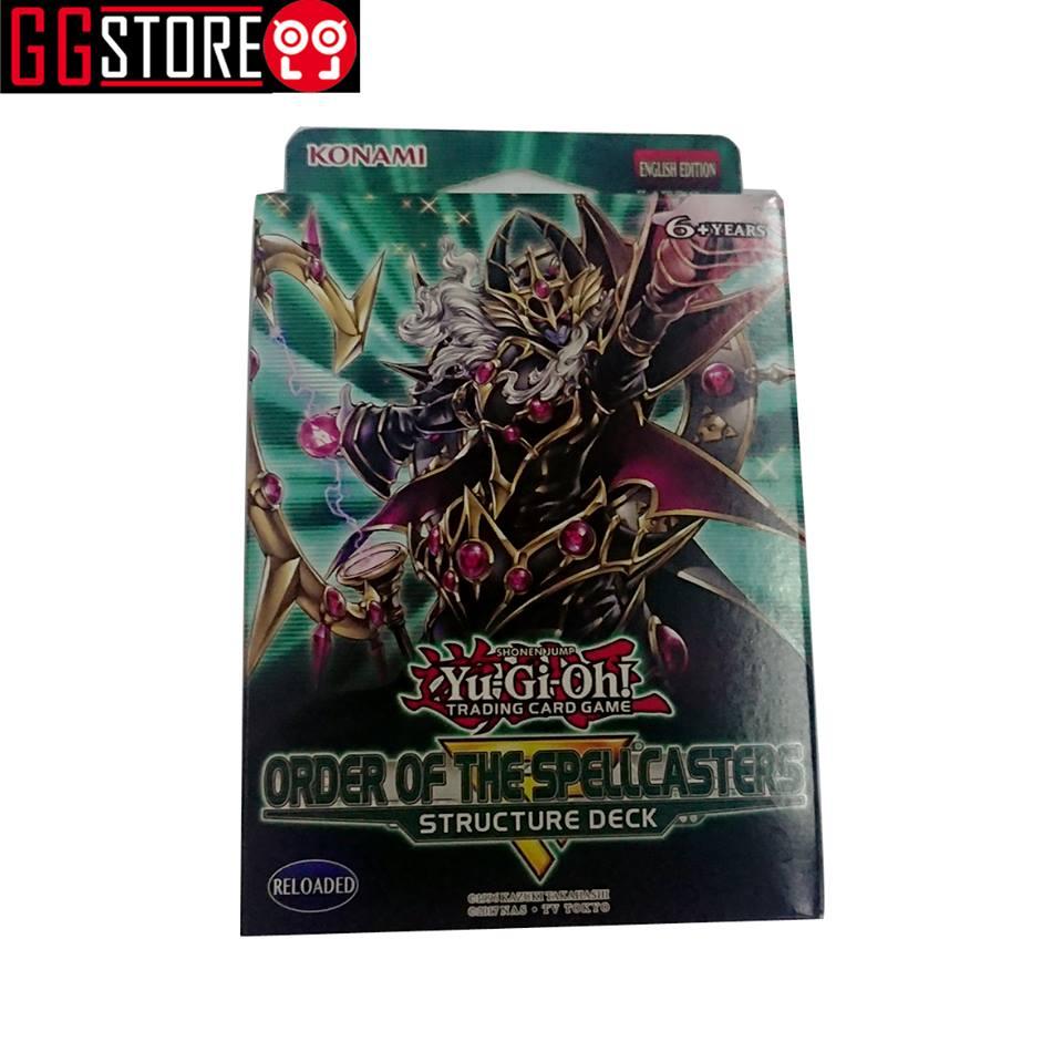 Bài Yugioh Xịn - Hộp Thẻ Bài STRUCTURE DECK: ORDER OF THE SPELLCASTERS tiếng Anh