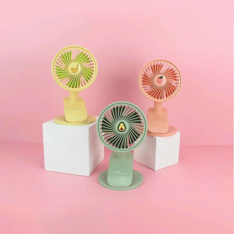 Quạt kẹp tích điện mini