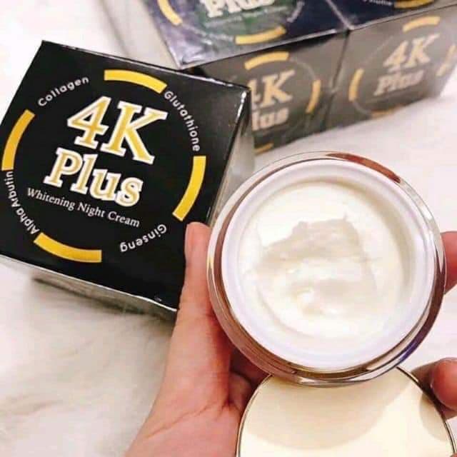Kem dưỡng trắng da ban đêm 4k plus thái lan