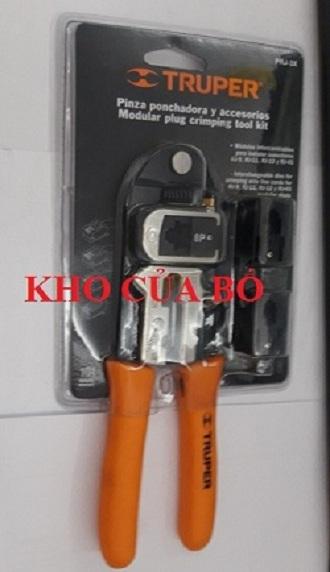 Kèm bấm cáp mạng nhiều đầu Truper - 18343