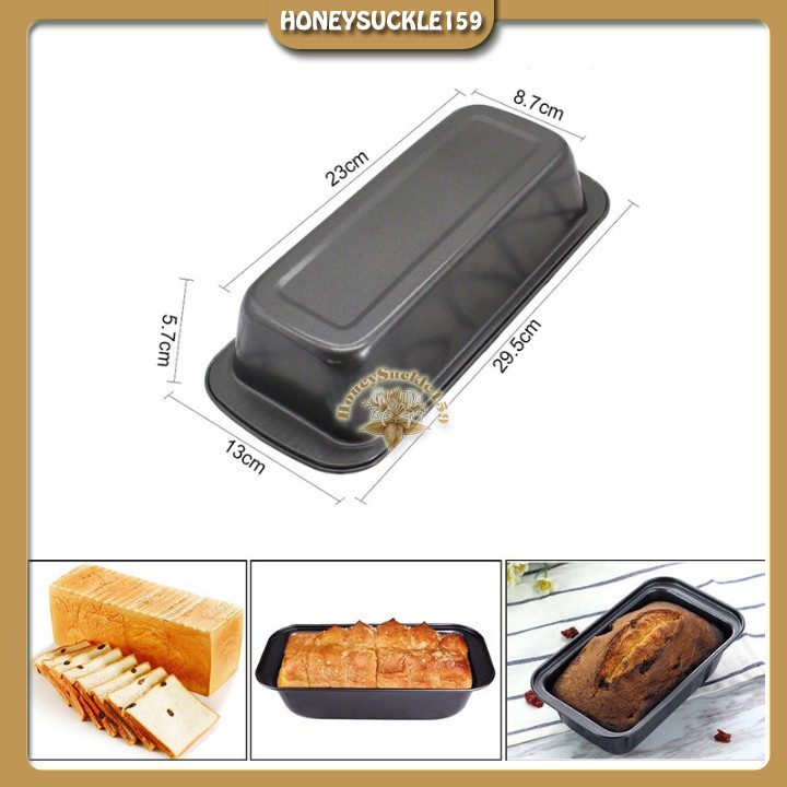 Khuôn loaf/ Khuôn Chữ Nhật Chống Dính Làm Bánh Mì Kích Thước 29*13*5.7cm