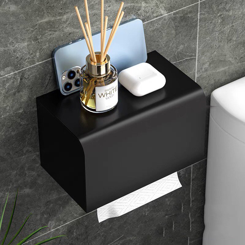 Hộp giấy vệ sinh hộp đựng giấy vệ sinh đa năng dán tường tiện ích asaki home