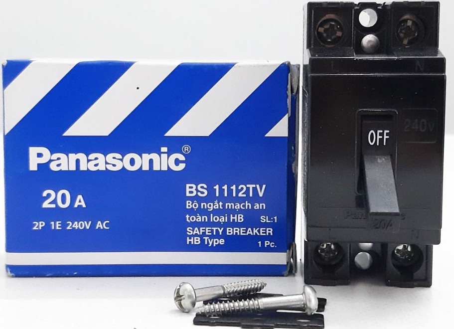 Cầu dao tự động, CB cóc 15A, 20A, 30A Panasonic