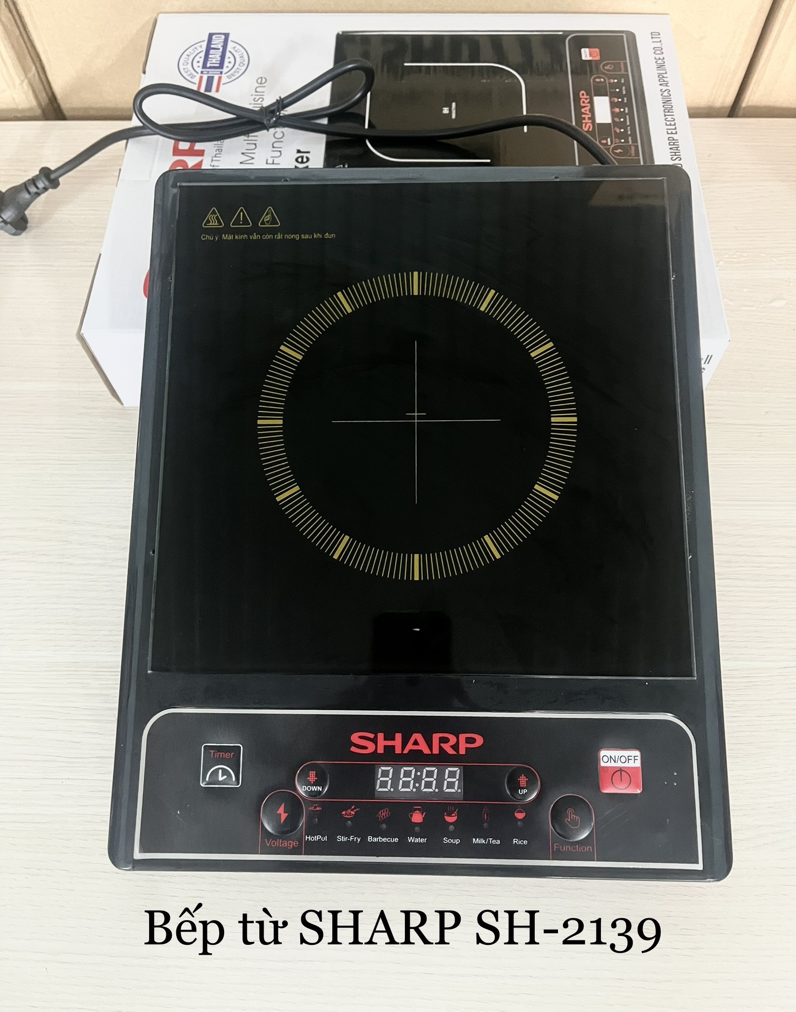 Bếp điện từ đơn shap  - mới 100%-công suất 2000W-bảo hành 12 tháng