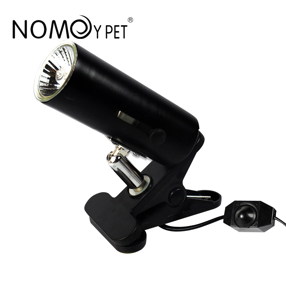 Kẹp đèn ngắn - Đui sứ - hãng Nomoy xoay 360 độ - Chuyên dụng cho bò sát - Vietpetgarden