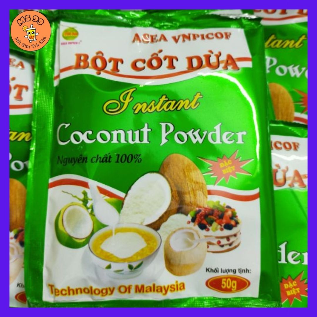 Bột cốt dừa không đường làm bánh keto thơm ngon/nguyên liệu làm bánh/MS99