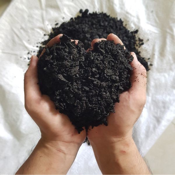 Vỏ lạc hun 1kg giá thể trồng lan cực tốt