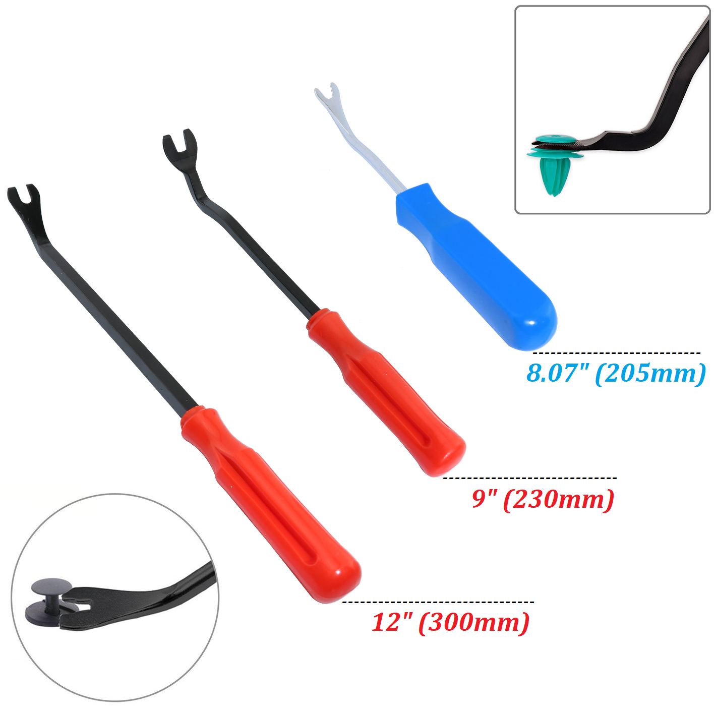 ⚡️Full Size⚡️ Dụng Cụ Tháo Chốt Nhựa (Mẫu Mới), Nạy Mở Nội Thất Xe Ôtô, Xe Hơi Tiện Ích