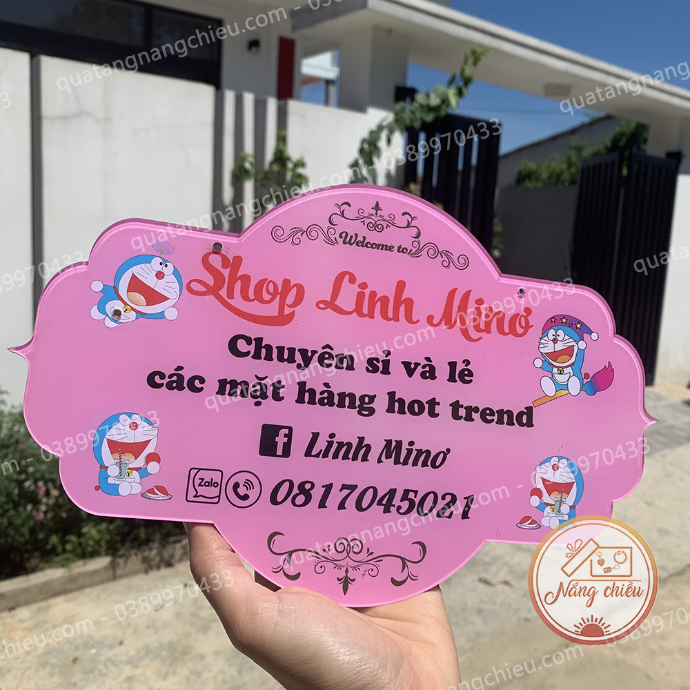 Bảng treo cửa hàng_ bảng hiệu shop in theo yêu cầu_ bảng hiệu xinh giá rẻ