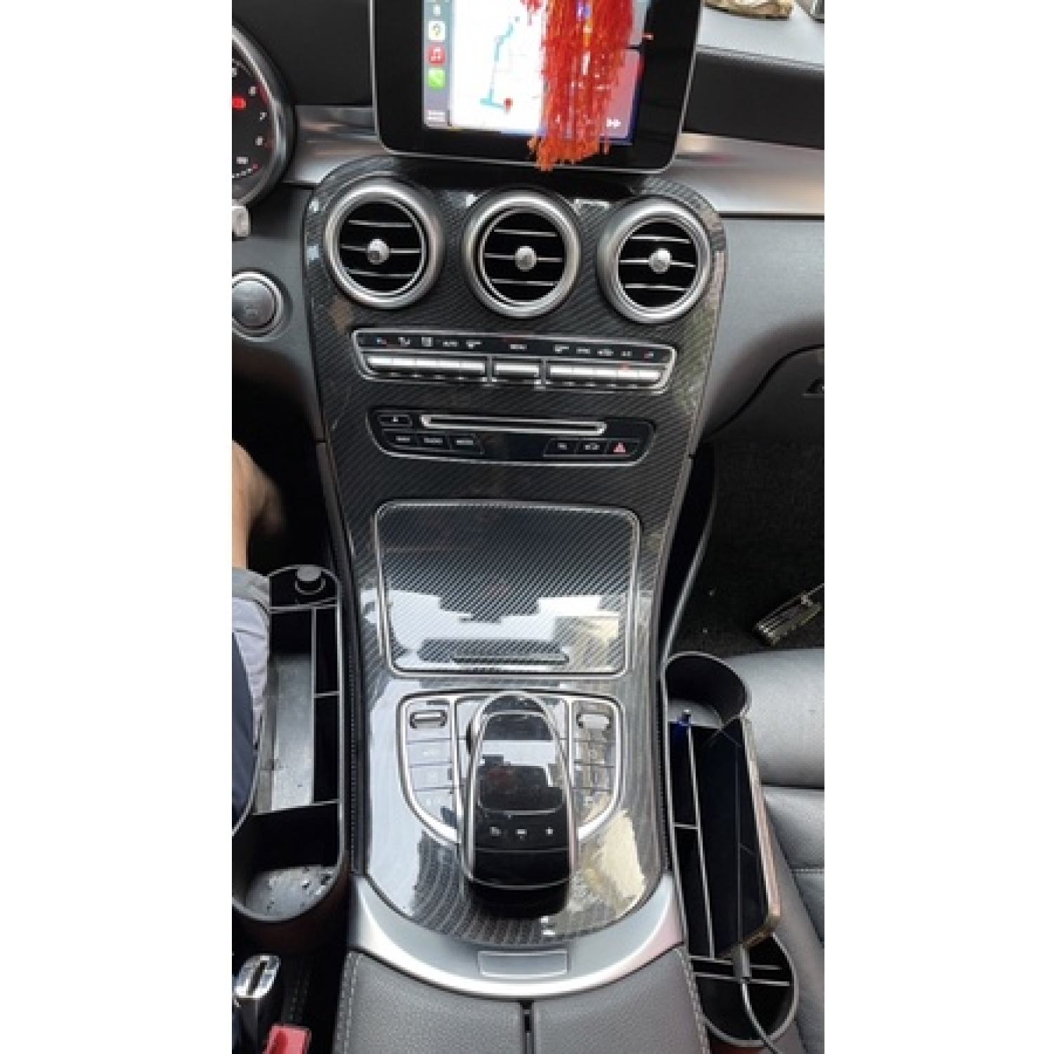 Mercedes glc, c w205 ốp media carbon fiber lên amg glc 200 250 300 c 2015 2016 2017 2018 2019 2020 2021 2022