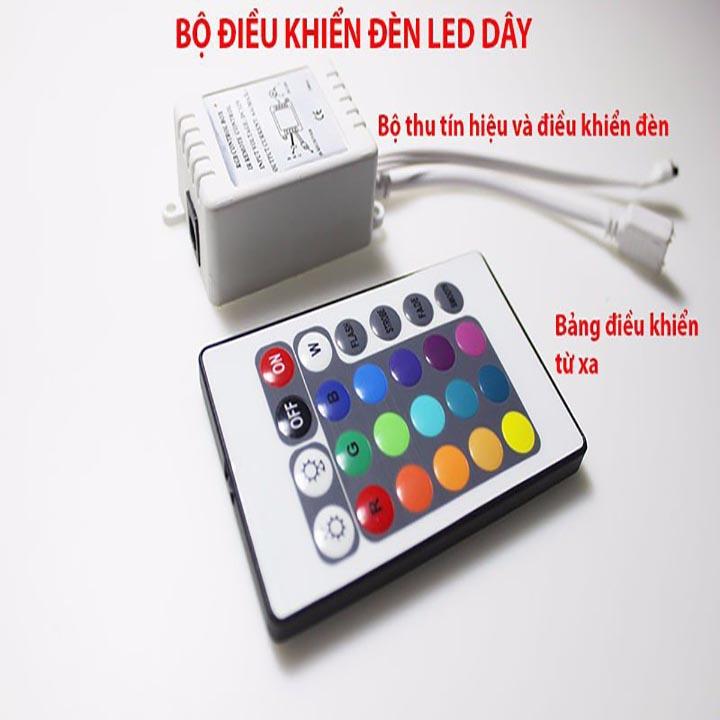 Bộ điều khiển chỉnh màu led dây 5050 RGB