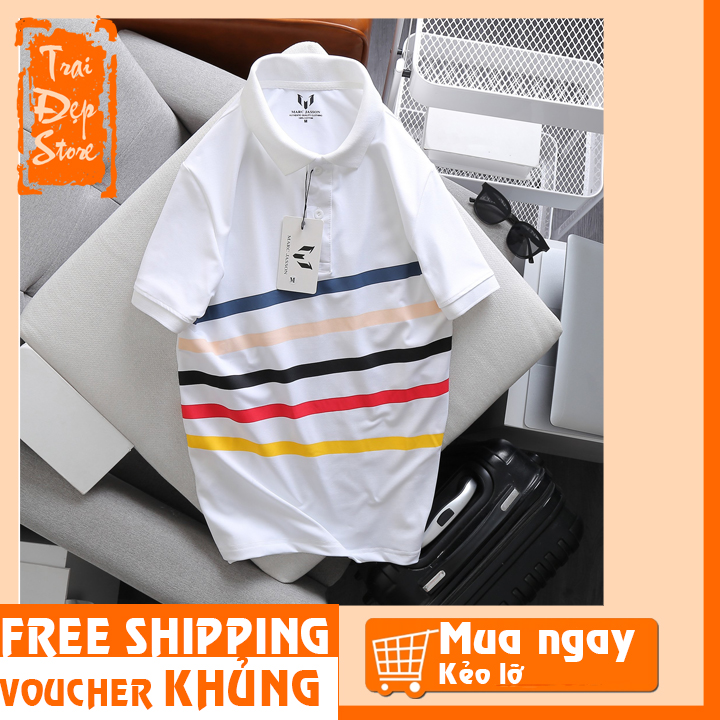 Áo thun cổ bẻ Marc Texas – thời trang nam – trai đẹp store