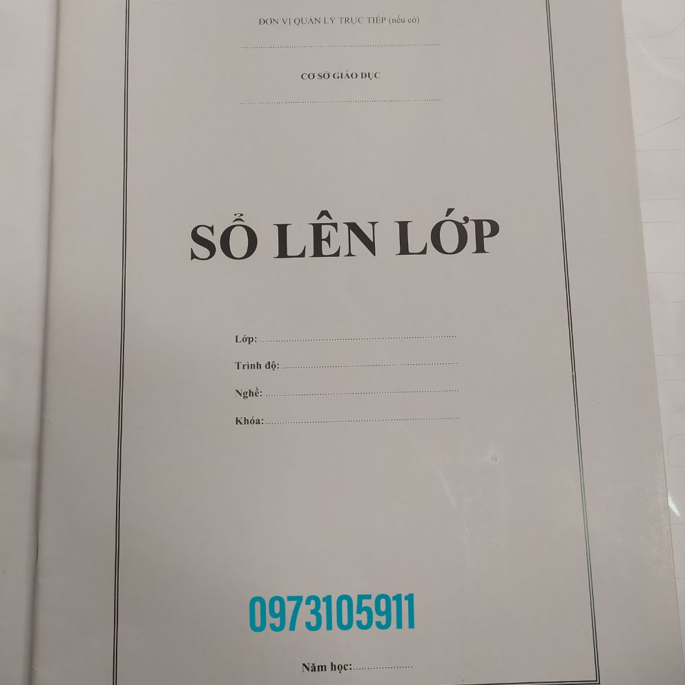 Sổ Lên lớp tt23 - 5quyển