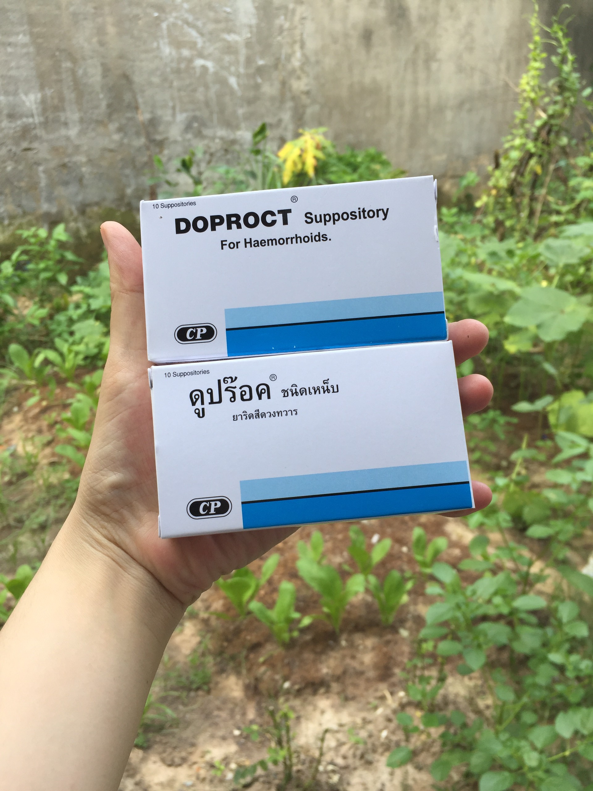 Viên đặt teo trĩ Doproct Thái Lan