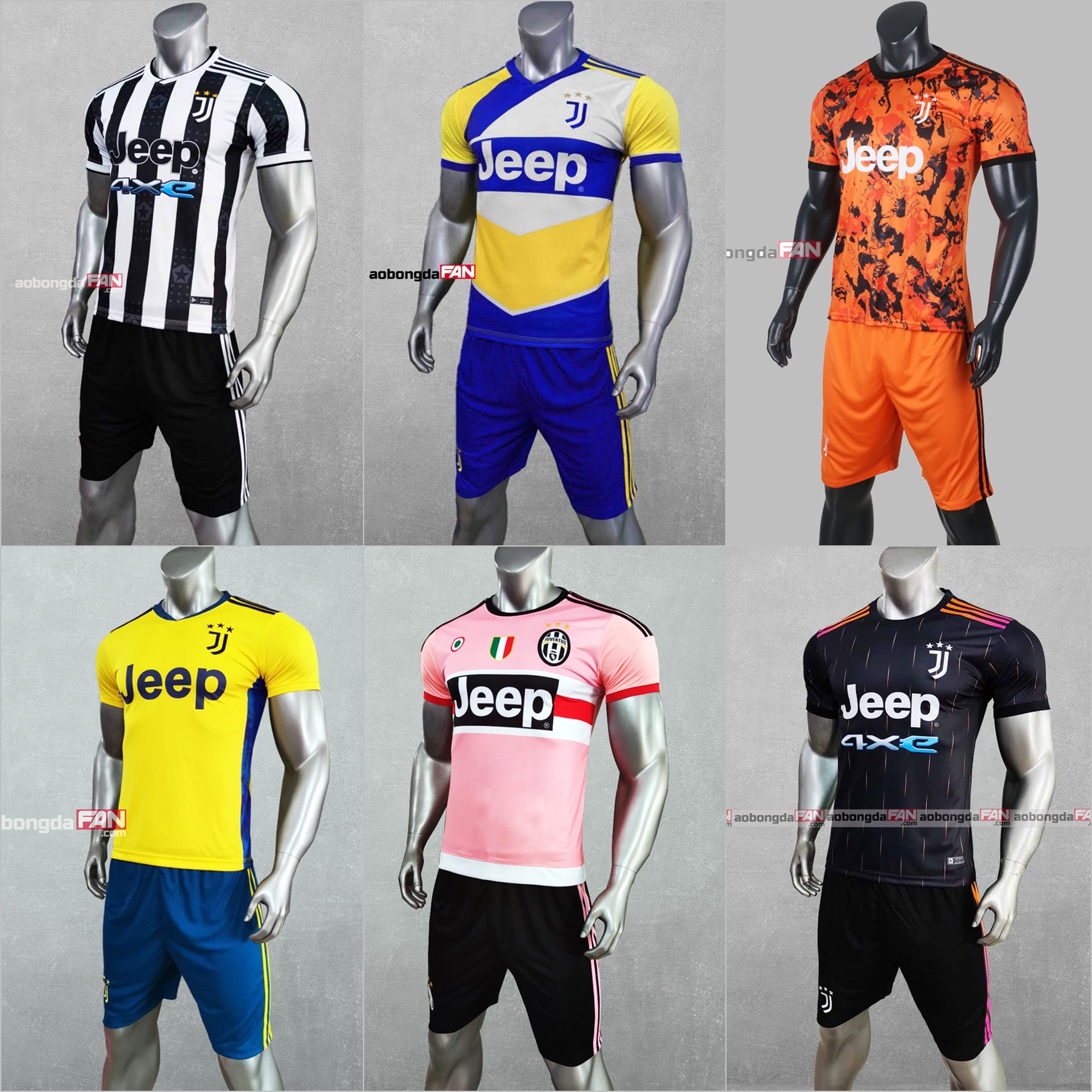 Quần Áo Bóng Đá Juventus 2023 Mới- Nhiều Màu - Có in tên số