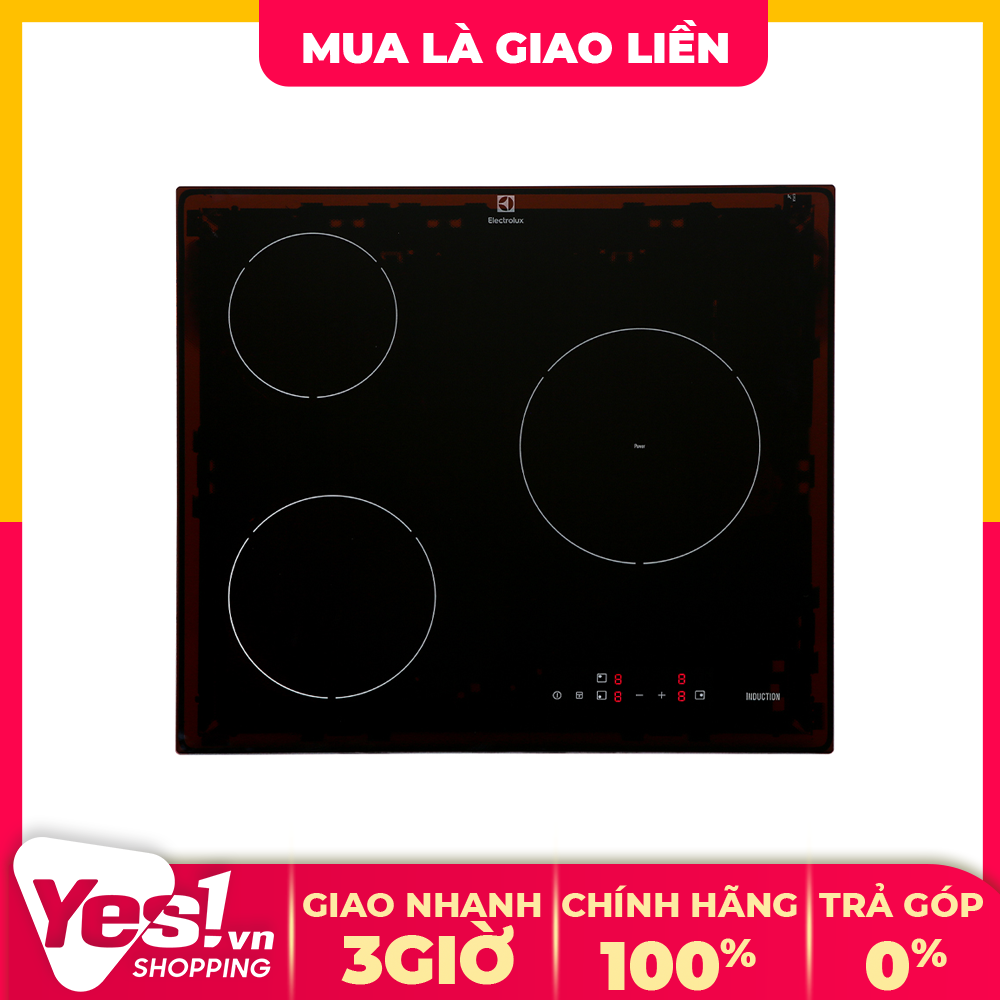 Bếp từ 3 vùng nấu lắp âm electrolux e6203iok - bảo hành chính hãng - voucher 10% lên đến 800k