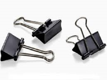 Combo 4 hộp - kẹp bướm 25 mm ( hộp / 12 cái) - KẸP ĐEN  - Kẹp  sắt Tài liệu giấy A4