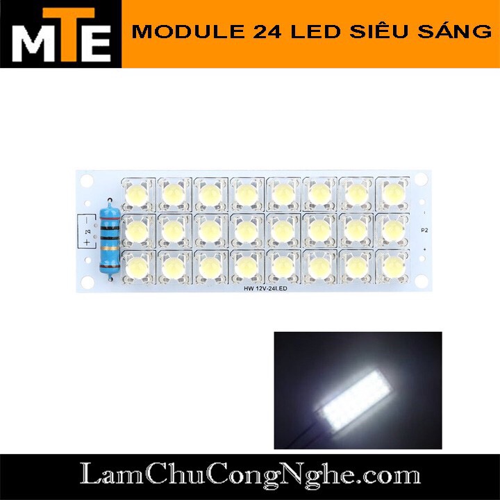 Module 24 led siêu sáng 12V loại tiết kiệm năng lượng 1.3w