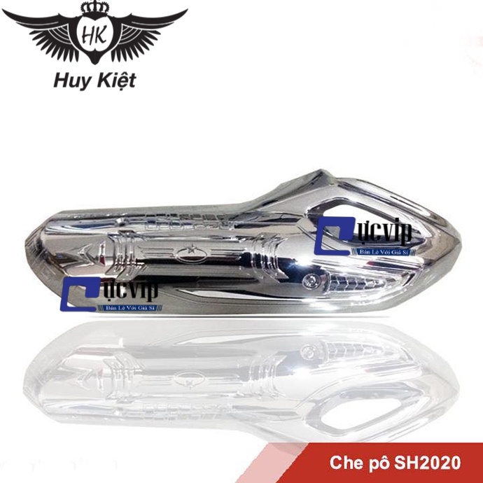 Ốp che pô sh 2020 xi mạ inox ms2553