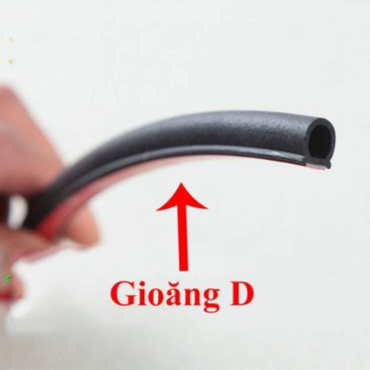 BỘ 8 MÉT GIOĂNG D TO x mm CAO SU CHỐNG ỒN + 1 LỌ KEO TĂNG DÍNH