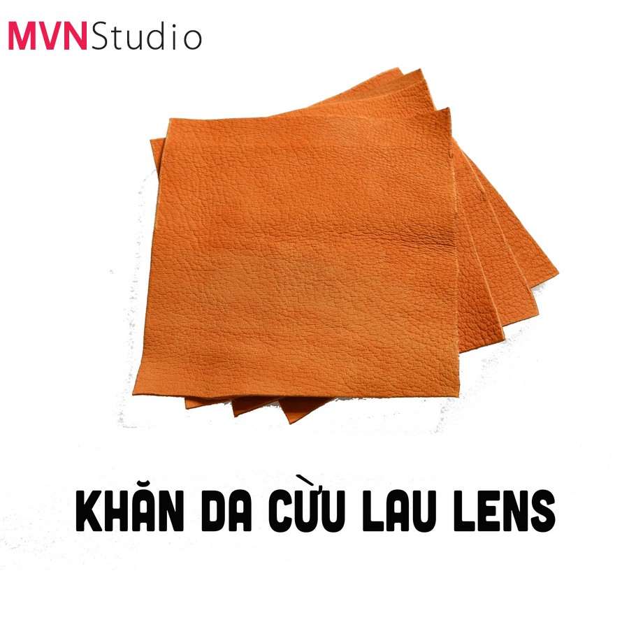 [HCM]MVN Studio - Khăn da cừu vệ sinh lens lau ống kính máy ảnh điện thoại (da cừu thật 100%)