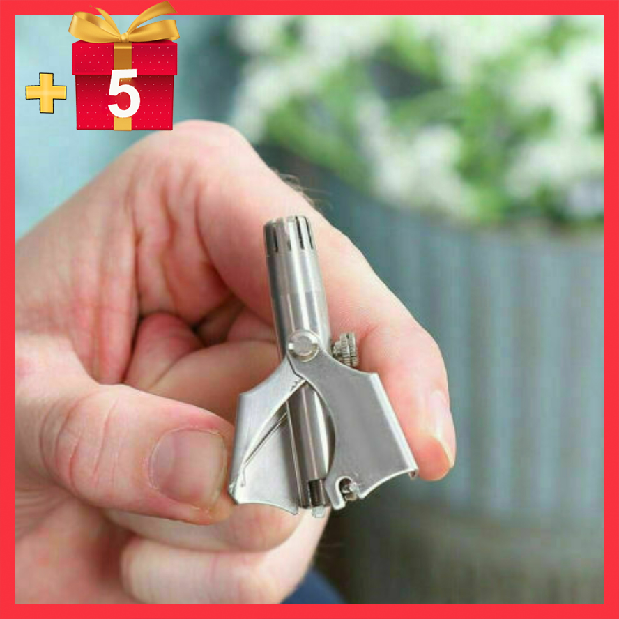 [HCM]Dụng cụ cắt tỉa lông mũi bằng thép không gỉ cao cấp an toàn