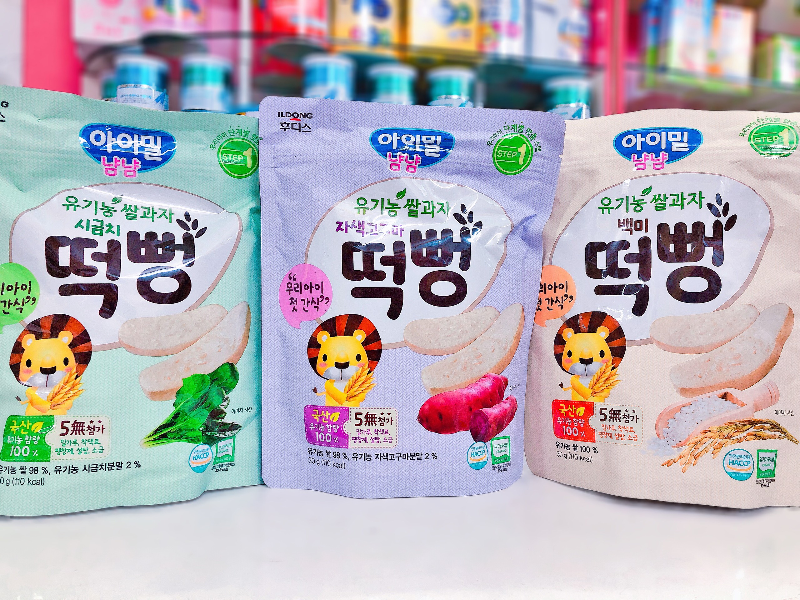 Bánh Gạo Ăn Dặm Hữu Cơ ILDONG Hàn Quốc dành cho bé từ 5 tháng (date 2022)