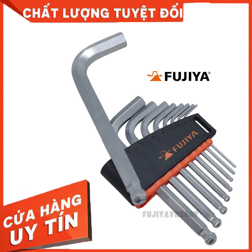 Bộ cờ lê lục giác có đầu bi fujiya lb130-9s nhật bản