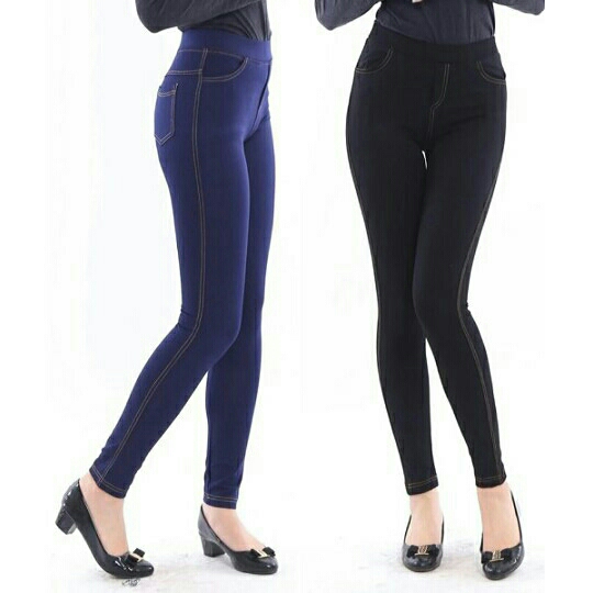Quần legging giả jeans chất cực đẹp - 12385x